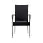Chaises en osier Morgan, empilables, sans assemblage, structure en acier thermolaqué - 4 pièces-42186685