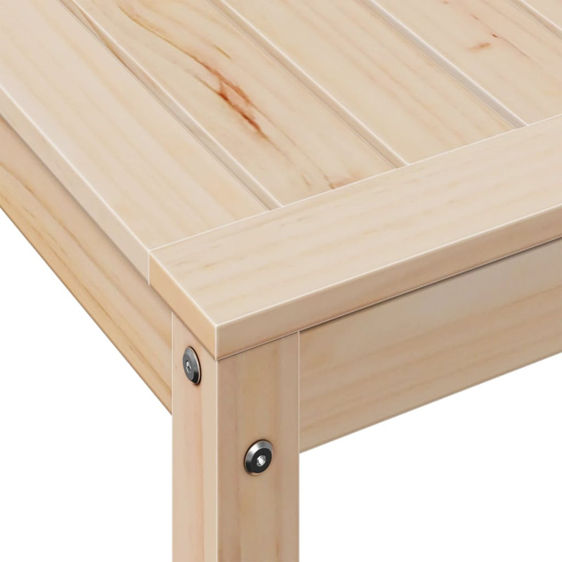  Table de rempotage en bois de pin massif naturel, Naturel, H 29,5 po x l 42,5 po x P 19,7 po