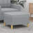 Natoya Footstool Modern Footstool Ottoman Footrest for Living Room Fabric-888149474