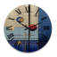 Horloge murale surdimensionnée géométrique abstraite en pleine lune Futuristic Minimalisme III-972944712