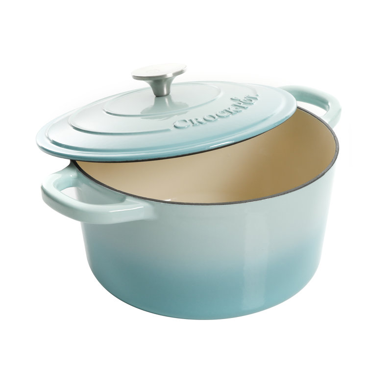 Cocotte ronde artisanale en fonte antiadhésive Crock-pot, 5 pintes