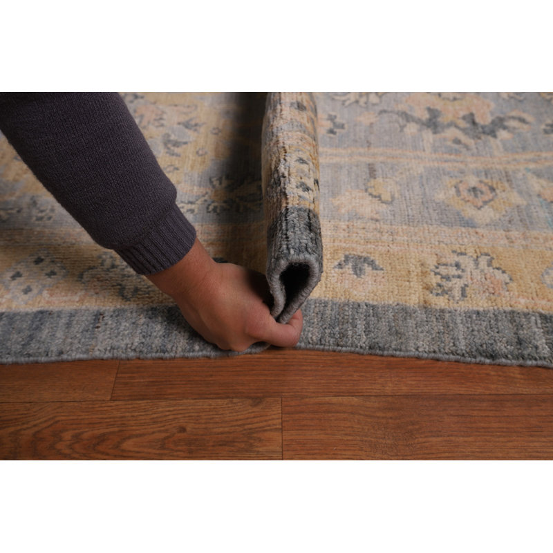 Vegetable Dye Oushak Turkish Large Rug 12