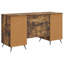  Desk With Shelf With Storage With Door Engineered Wood Furniture Set-150370186