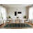 Machine Washable Overdyed Green Area Rug-1448390705