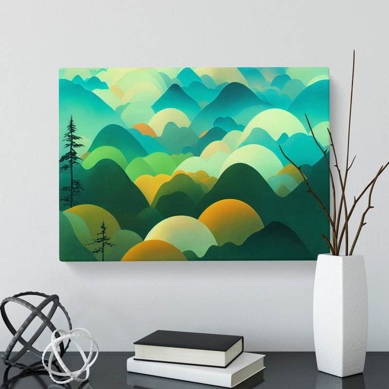 Japanese Forest - Wrapped Canvas, 40cm H x 60cm W x 3cm D