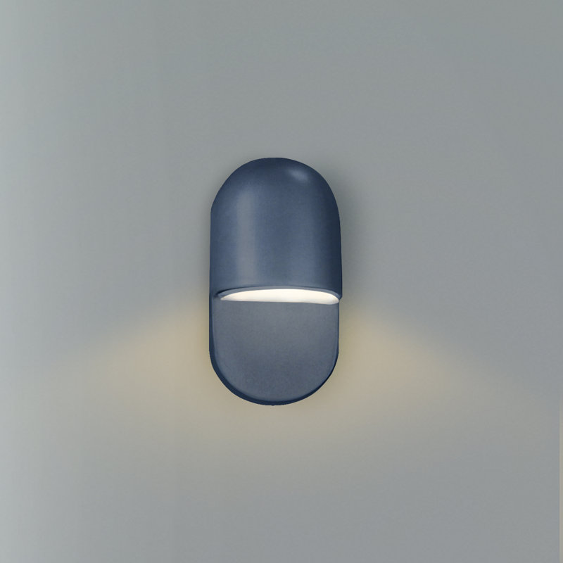 Plafonnier encastré d'extérieur câblé Bharath, Ciel de minuit, H 10 po x l 5 po x P 4 po