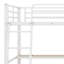 Lit mezzanine en métal avec bureau-576086303