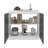 Salento Freestanding Sink with Double Door Cabinet, High-Capacity Storage and Durable Construction for Modern Kitchens