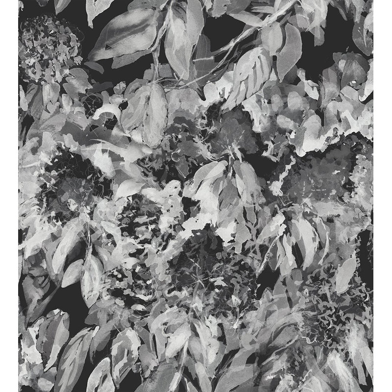 Hydrangea Garden, Non-Woven, Obsidian