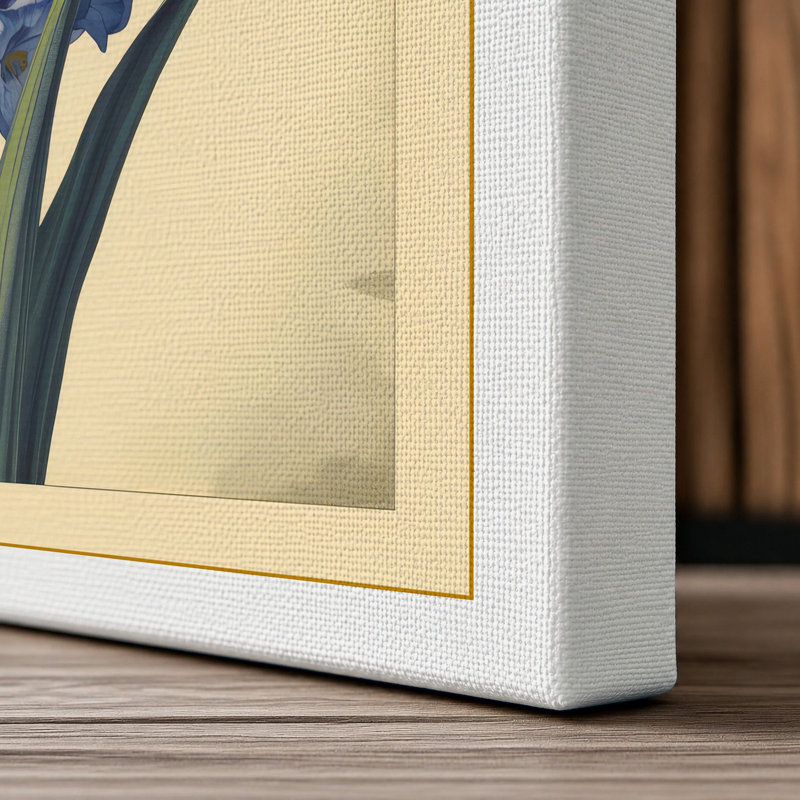 Hyacinth Study Botanical - Wrapped Canvas, White Border, 30x20 - 76.2 x 50.8 cm