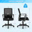 Chaise de bureau ergonomique en filet avec accoudoirs Inbox Zero