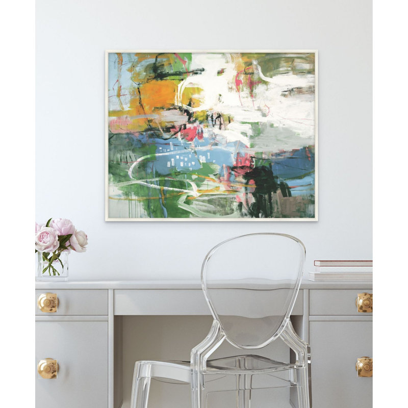 Charm The Path 1 Framed Print Canvas, 39.16" H x 48.16" W