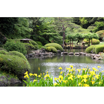Japanese Garden by Videowok_art - Wrapped Canvas Print