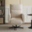 Fauteuil inclinable électrique pivotant, inclinable électrique avec charge USB et de type C, fauteuil d'appoint pivotant en velours pivotant à 360 ° pour le bureau à domicile et le salon, facile à assembler, beige-1552142294