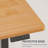 Electric Standing Desk Adjustable Height Desk with Two-Piece Tabletop-665317909-665317928