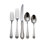 Hammered Antique 5 Piece Flatware Set, Service for 1
