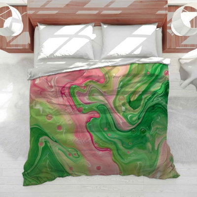 Housse de couette en microfibre liquide