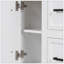[Cabinet seulement] Meuble-lavabo blanc (lavabo non inclus)