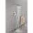 Shower Set System Bathroom Luxury Rain Mixer Shower Combo Set Wall Mounted Rainfall Shower Head Faucet