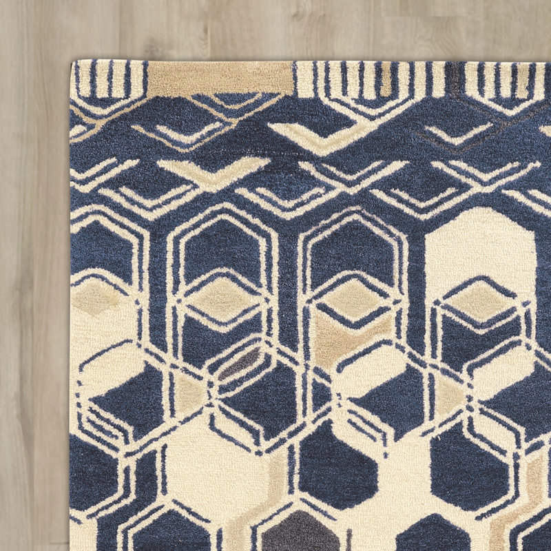 Winona Wool Geometric Indoor Rug, Rectangle 8' x 11'
