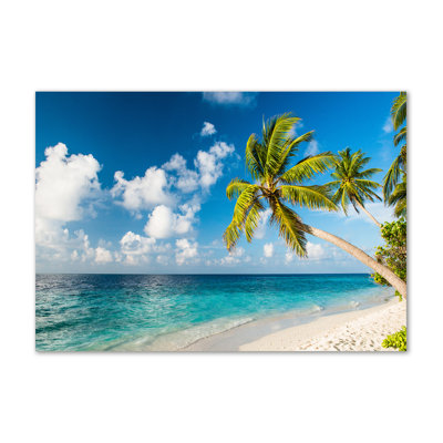 Maldives Beach - Wrapped Canvas Print