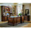 Brookhaven Three Piece Rectangular Writing Desk Office Set with Chair