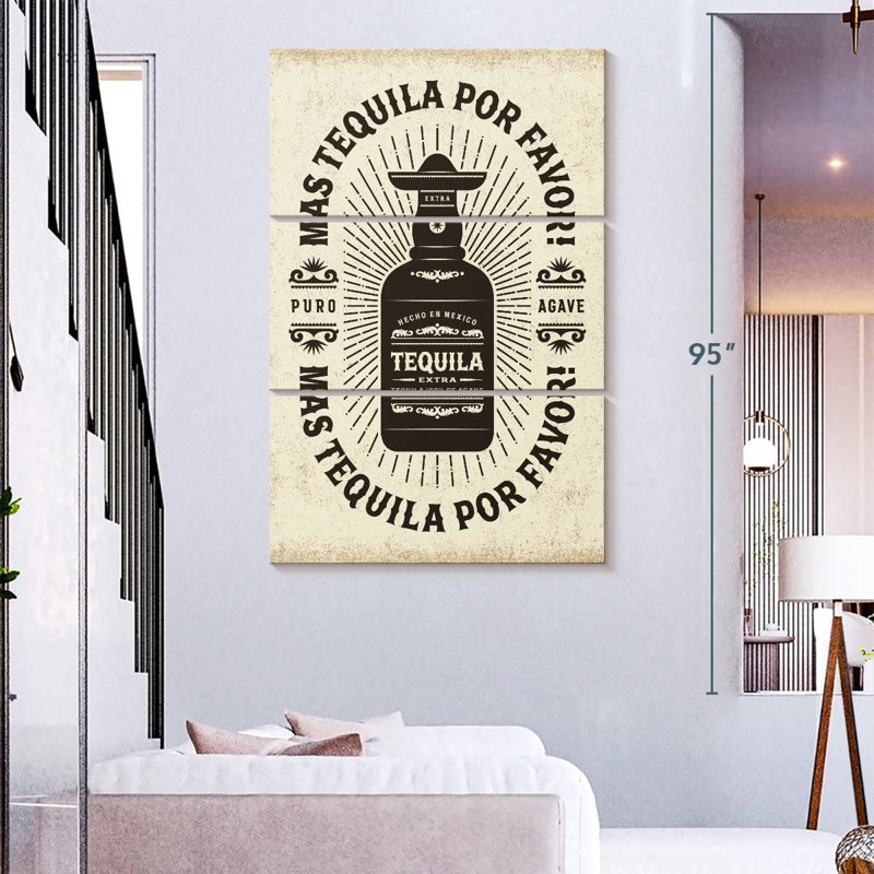 Yarlin Tequila, 74" H x 48" W