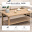 Ensemble de table basse en rotin pour conversation