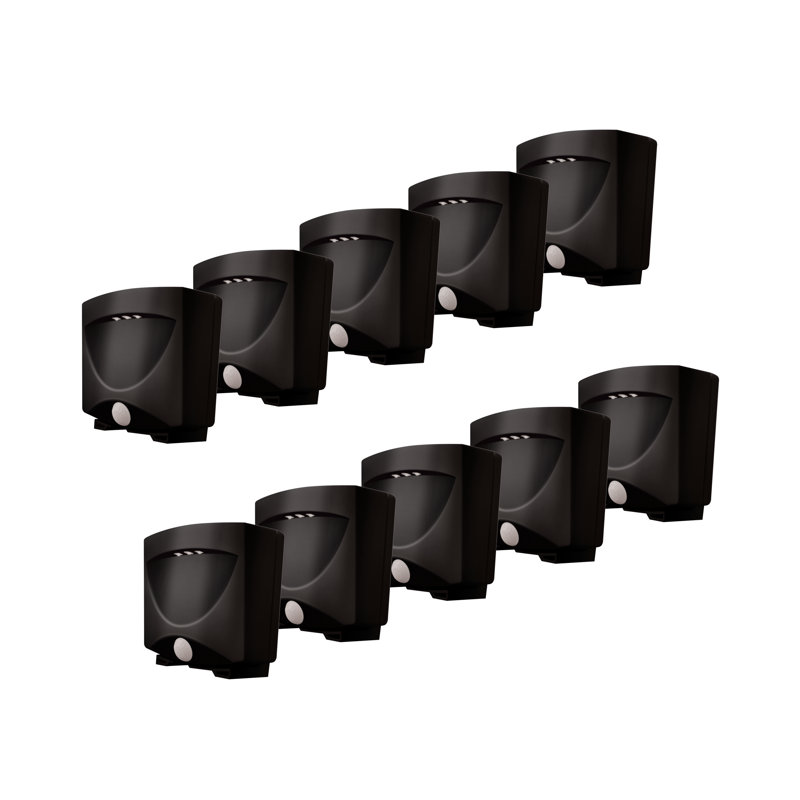 Battery-Powered Motion-Activated Indoor/Outdoor Night Light, Dark Bronze