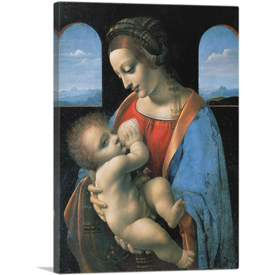 " Madonna Litta 1490 " by Leonardo Da Vinci Oil Painting