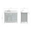 Kensington 43'' W Single Vanity-413759760-449309745