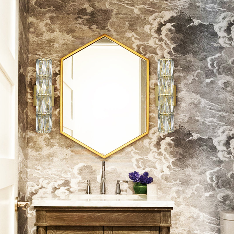 Kaysah Flush Mounted Sconce, Gold