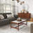 Jasmeet Genuine Marble Solid Wood Coffee Table-98716464