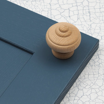 48mm Beech Wood Round Knob