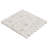 Bond Tile Polar White 11.53" x 12.4" Penny Round Polished Marble Mosaic Tile (0.97 Sq. Ft. / Sheet)