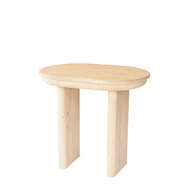 Karlidh Solid Wood End Table