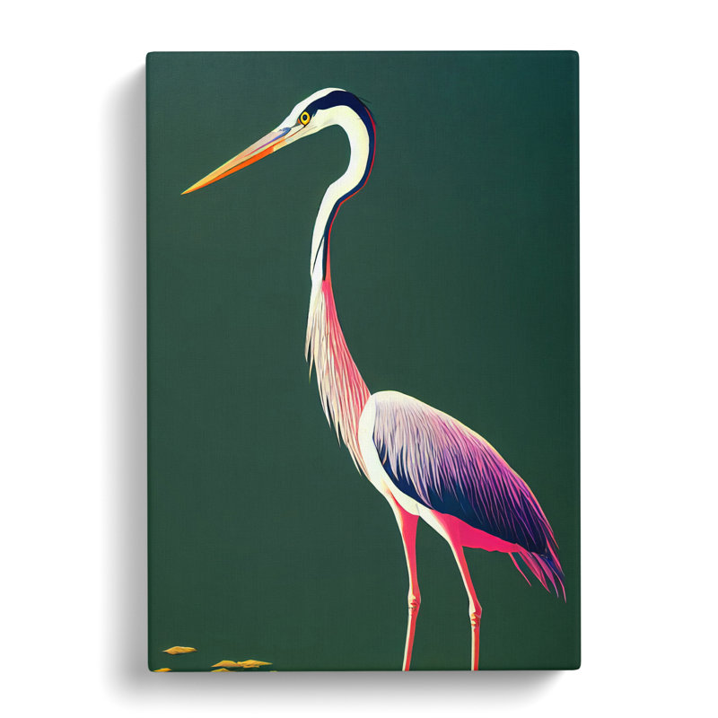 Allaire Heron View - Wrapped Canvas, 76cm H x 50cm W x 3cm D
