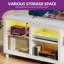  148 CM TV Unit, LED TV Stand Cabinet For 55/60 / 65 Inch Tvs With RGB Lights-2098885752