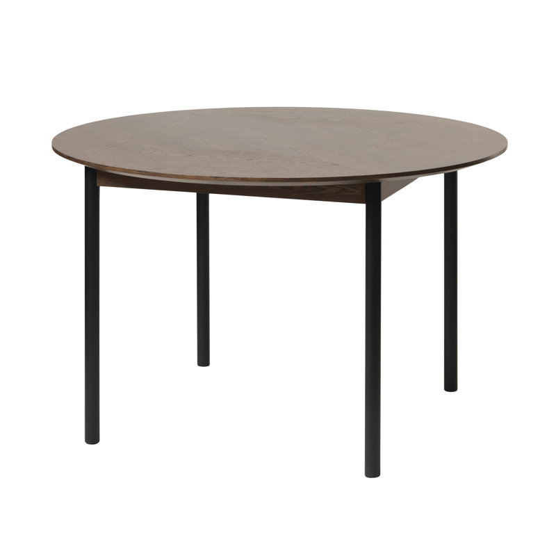Juris Round Metal Base Dining Table