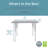 Laminate Adjustable Rectangle 1 Students Activity Table-91343548
