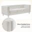 Egidia 83.07'' Velvet Sofa-976533632