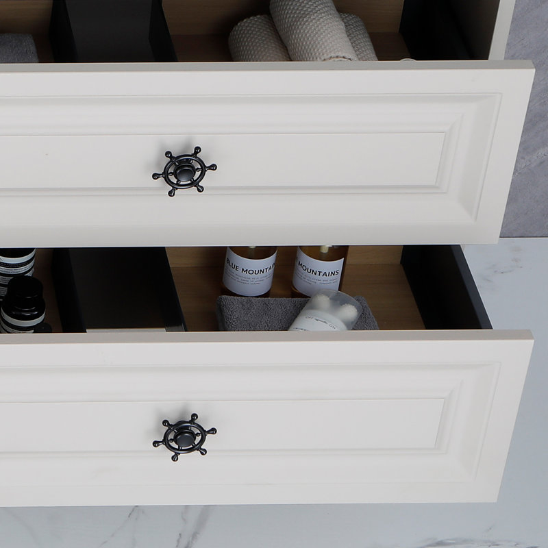 Bathroom Vanity Without Top,Wall Mounted Floating Bathroom Vanity Cabinet With 4 Drawers