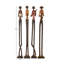 Ensemble de sculpture brune en poly-901078818-901078819