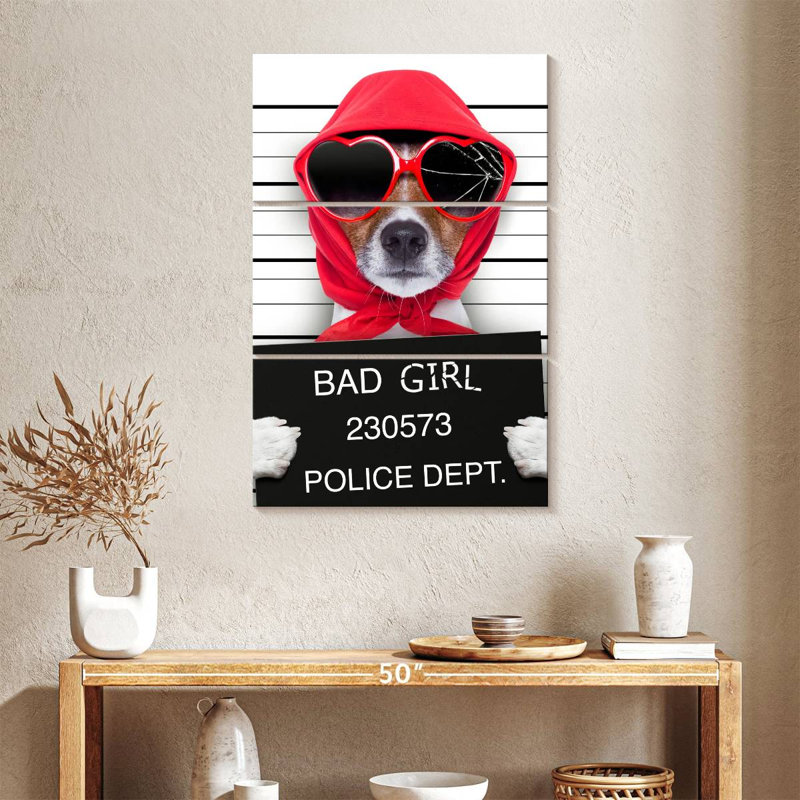 Brampt Bad Girl Pup, H 38 po x l 24 po