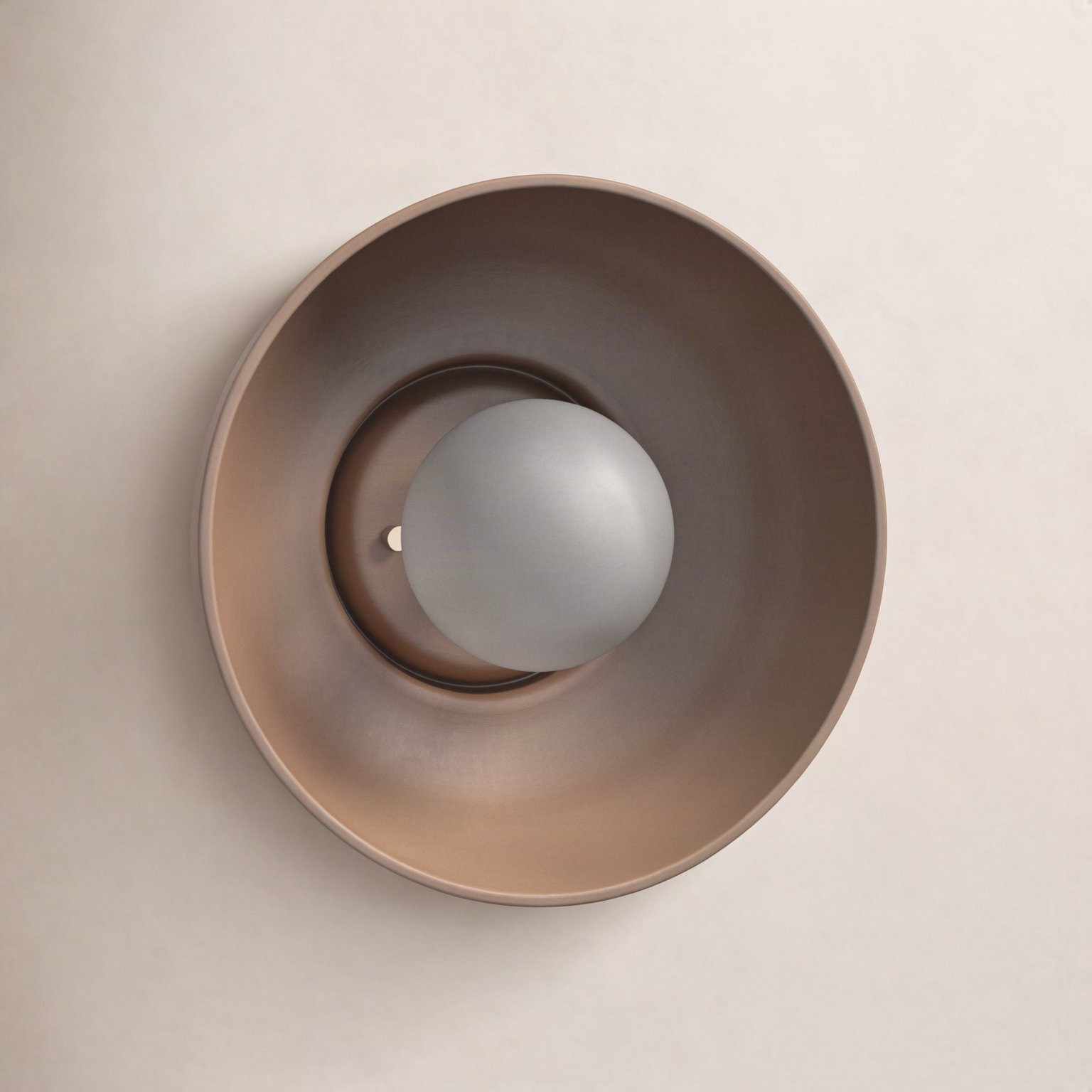 Rana Single Light Dimmable Ceramic Sconce, Antique Patina