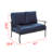 Gaitan 6 - Person Patio Loveseat Conversation Set with Cushions-464267785