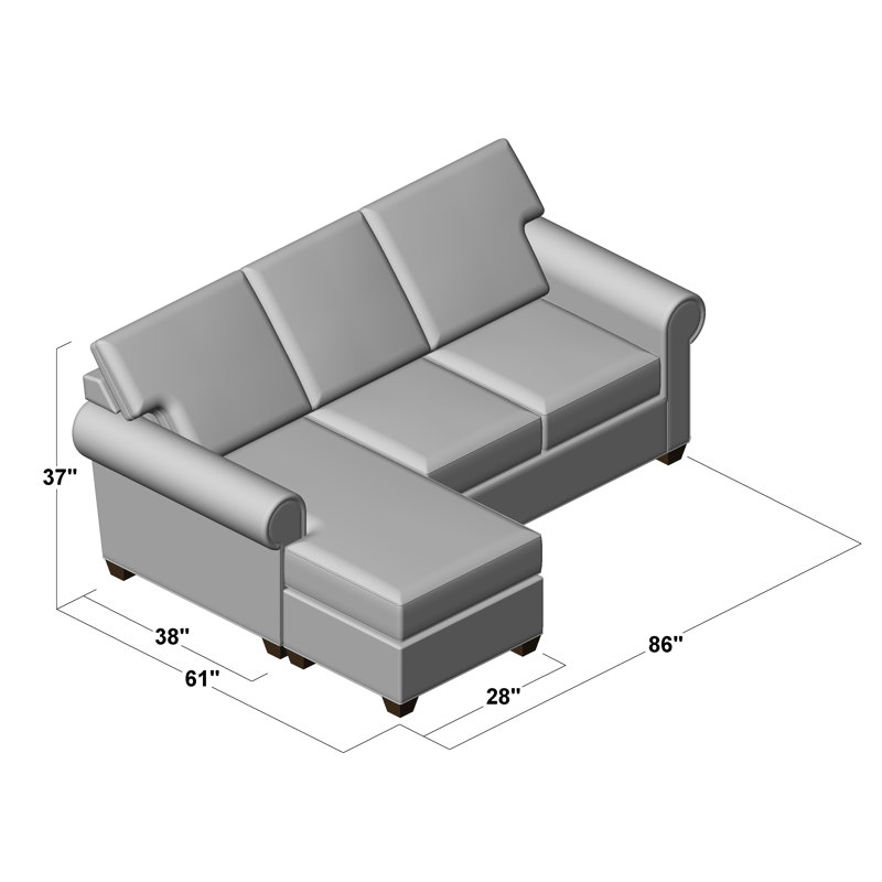 Layla Sleeper Sofa Bed, Hybrid, Cardigan Coal