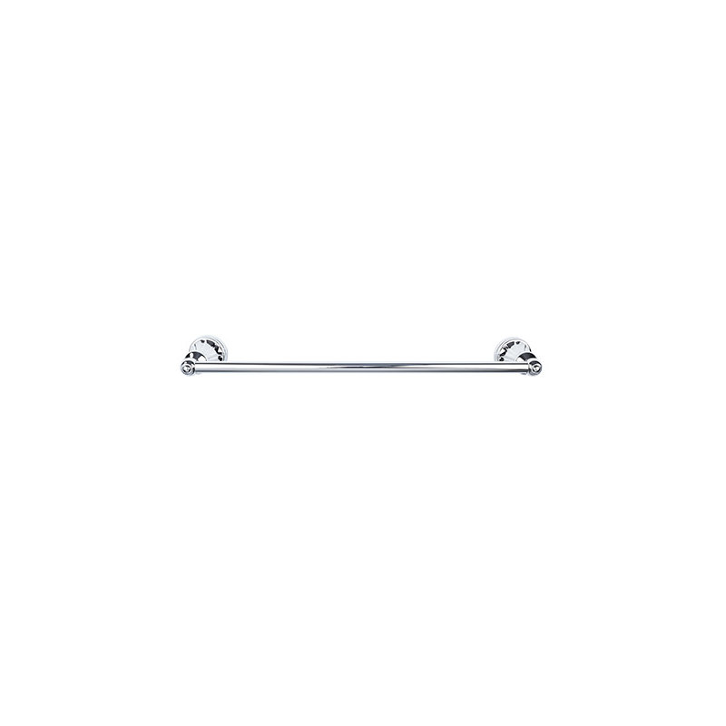 Hudson Bath Single 20 1/4" Wall Mounted  Towel Bar, Polished Chrome