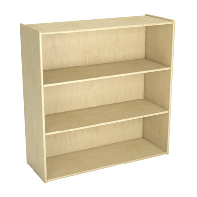 3 Compartment Manufactured Wood Shelving Unit