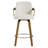 Upholstered Swivel Counter & Bar Stool With Armrest-332863167-302295350